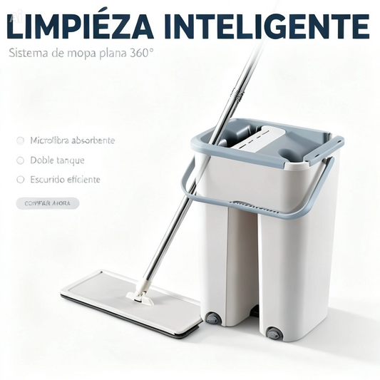 Mopa plana vertical con escurridor