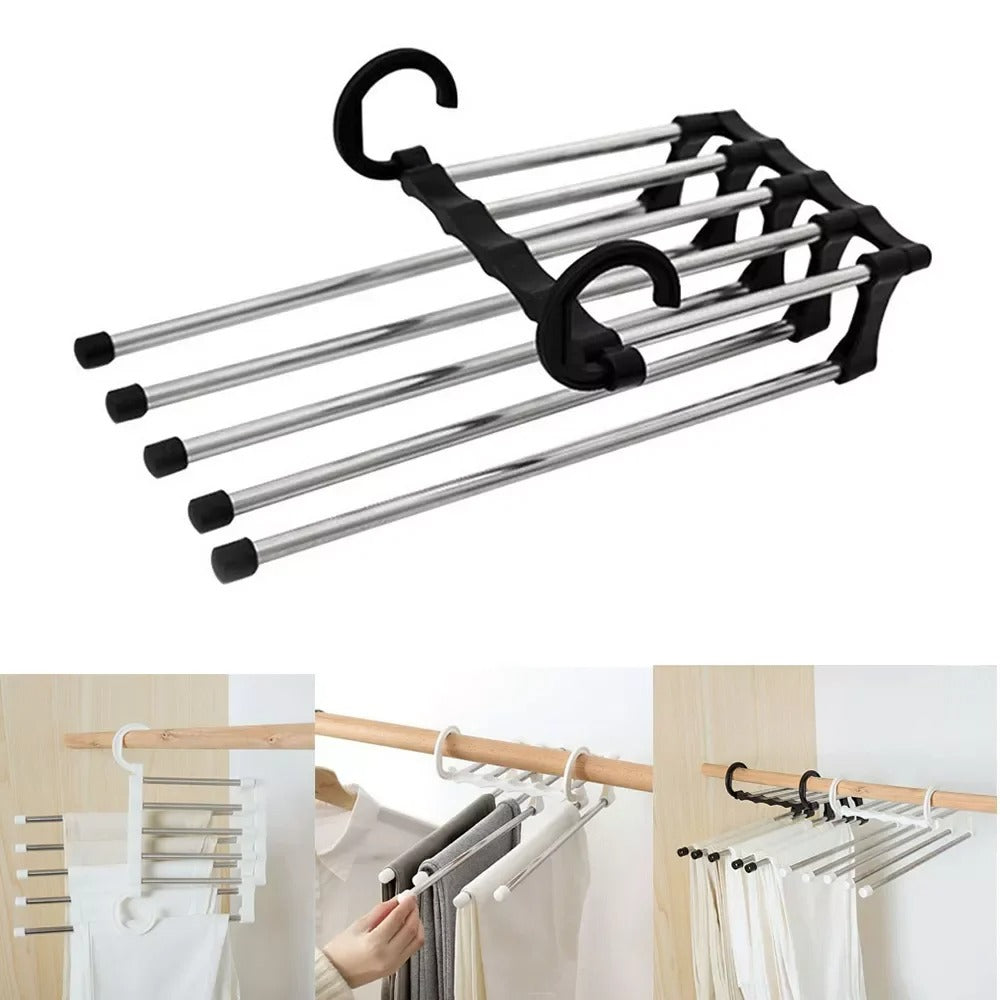 Perchero Plegable Organizador de Pantalones