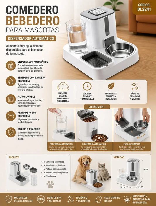comedero y bebedero autmatico