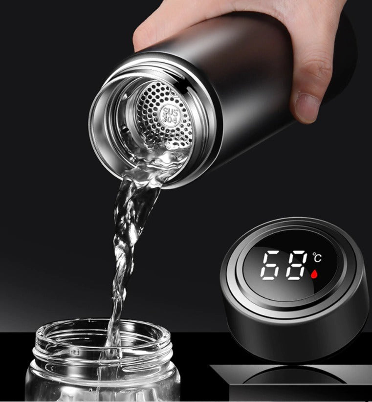Termo con Sensor de Temperatura 500ml — Siempre a la Temperatura Ideal