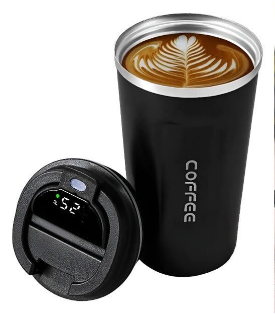 Vaso Térmico con Sensor de Temperatura 400ml — Café Perfecto en Todo Momento